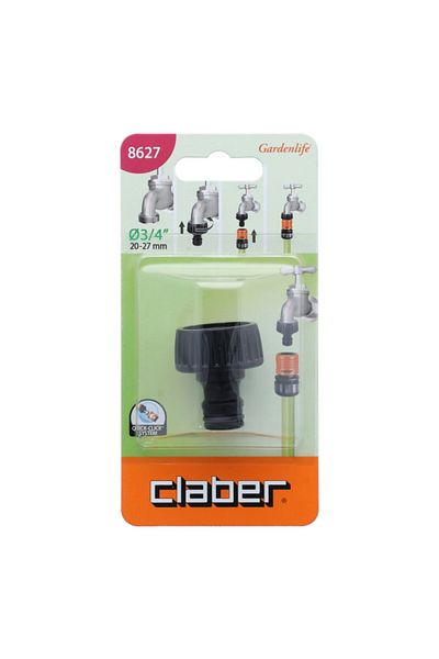 CLABER 3/4inch Threaded Tap Card Connector