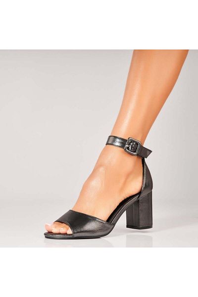 Joana Sandale dama cu Toc Bronz din Piele Ecologica Jiayu3