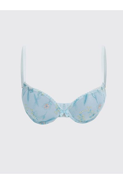 LC Waikiki Lcw Dream Blue Underwire Padded Floral Fancy T-Shirt Bra