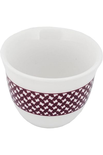 Generic ALSAIF Rasi 12-Pieces Arabian Coffee Cup Set,porcelain, ideal for serving coffee at various events,
