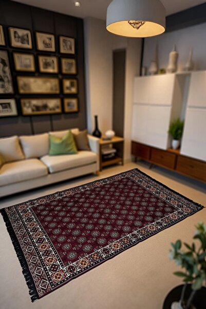 mdhomecarpet Türkiye Şark Köşesi Halısı - Otantik Kilim Desenli, Doğal Dokulu...