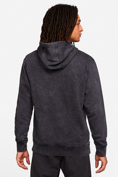 Nike Мъжки черен хавлиен пуловер с качулка - Sportswear Arch
