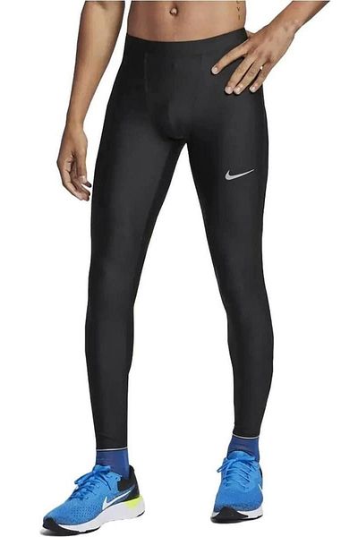 Nike Ανδρικό μαύρο κολάν για τρέξιμο Mobility Reflective