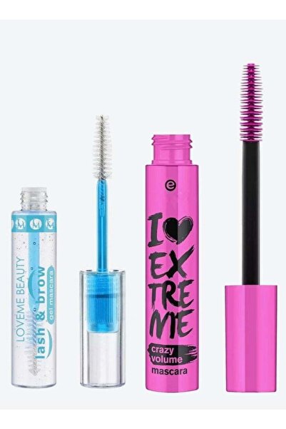 real beauty ماسكارا حواجب شفافة من لافيم بيوتي + ماسكارا سوداء