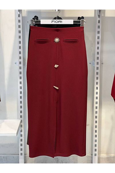 Fiori Skirt with Buckle Detail