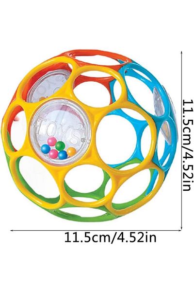 Mnjr Baby Toy , Rubber, Multicolor, 11.5 X 11.5 Cm