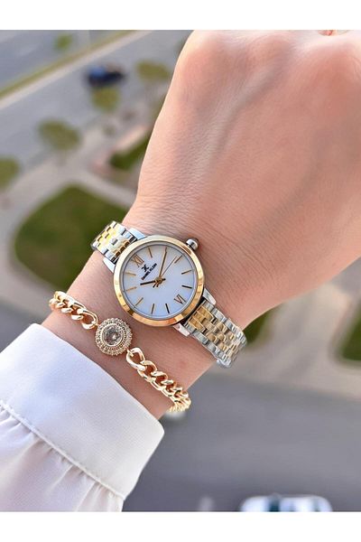 Daniel Klein Steel Cord 2 Years Warranty 3 Atm Water Resistant+Wristband Women Wrist Bfg.13779.6