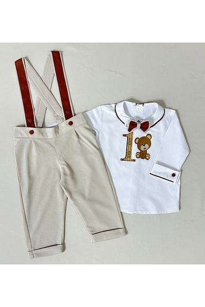 annerüyası 1 Teddy Bear Beige Tan Slapettakım
