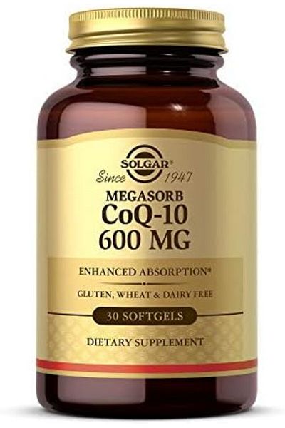 Solgar Megasorb CoQ-10 600 mg | 30 Softgels | Enhanced Absorption Antioxidant for Overall Health | G