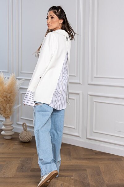 Joana Γυναικεία μπεζ σακάκια Annie