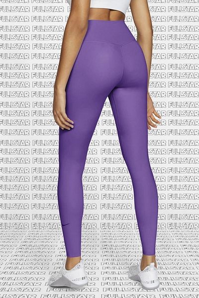 Nike Ένα Luxe Mor Tigh Fit Laser Kesim Yumuşak Toparlayıcı Tayt