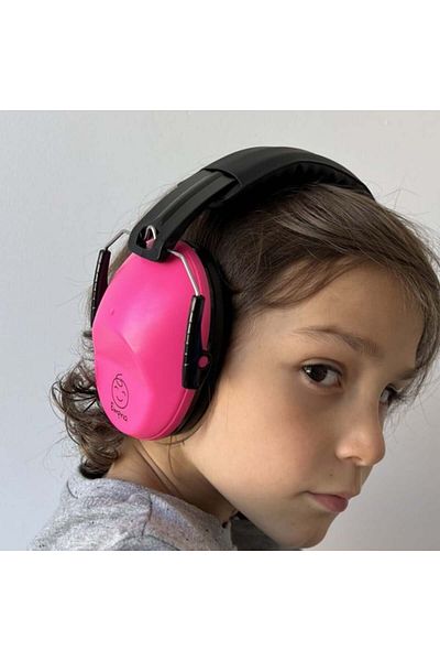 Empria Vivid Slim Children's Earmuffs, Adjustable Model, Pink, Children's Earmuffs