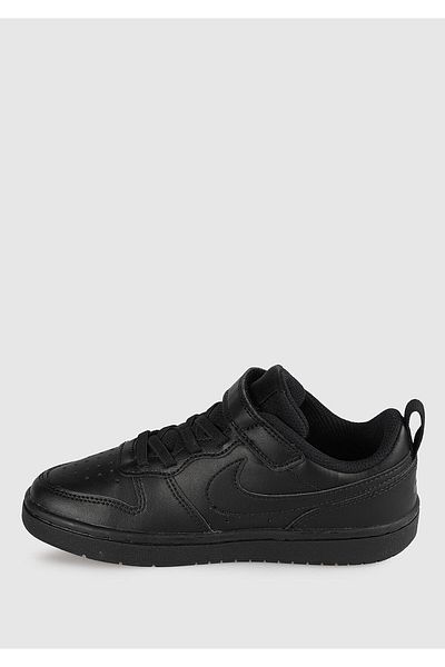 Nike Court Borough Low 2 - Unisex Black Genuine Leather Sneaker