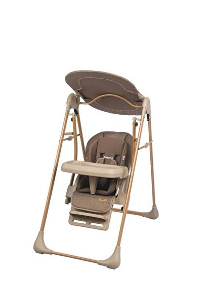 ÖYKÜ BEBEK DUNYASI MAMA SANDALYELİ ELİT SALINCAK- EV TİPİ-TENTELİ KATLANIR -SABİTLENİR