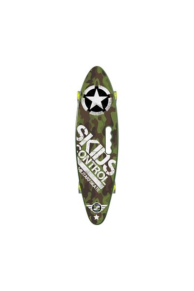 Homio Children's Skateboard, 55x15 cm, PP anti-slip board, Abec-7, multicolor, Skids Control Military