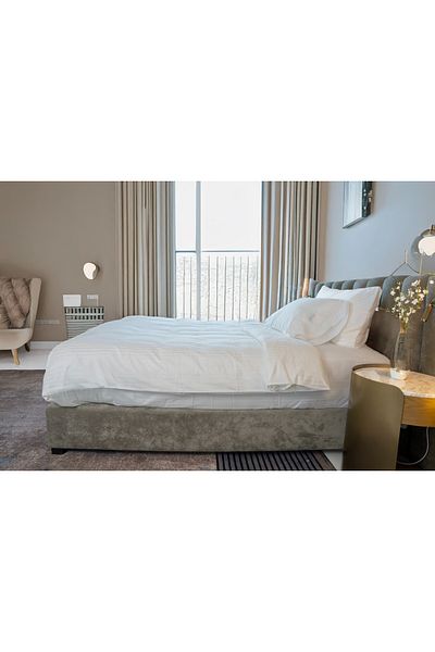 Gentelle Hotel Quality Complete Single Bedding Set (5pcs) White