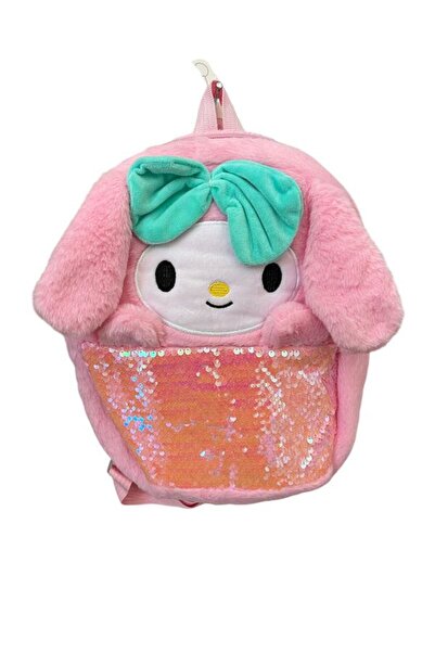 EyER Shoping My Melody Peluş, Pullu Ayarlanabilir Askılı Sırt Çantası Anasını...