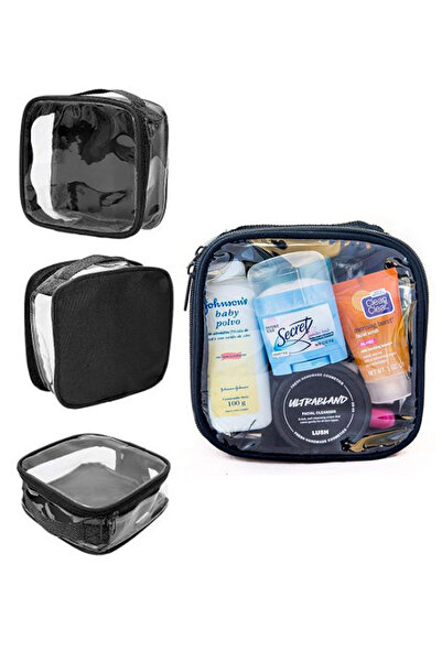 Woys Bags Tekli Şeffaf Seyahat, Eşya ,makyaj Çantası - Şu Geçirmez Kumaş