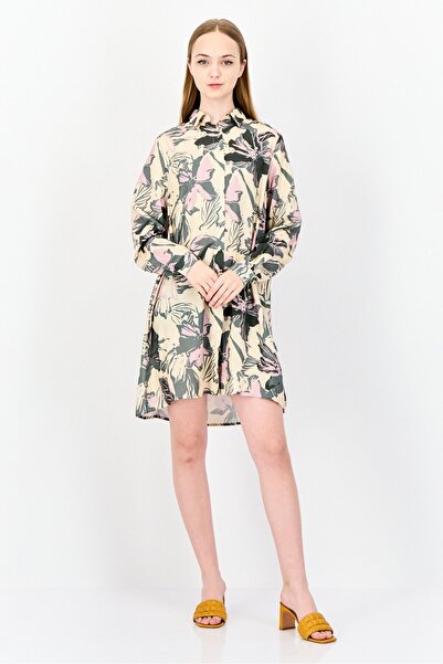 Juicy Couture Women Allover Print Mini Shirt Dress, Multicolor