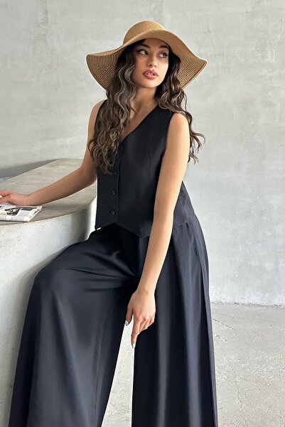 MD trend Women's Vest and Loose Trousers Double Set