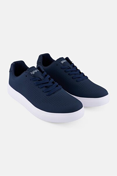 Algspar Men Lace Up Casual Shoes, Navy