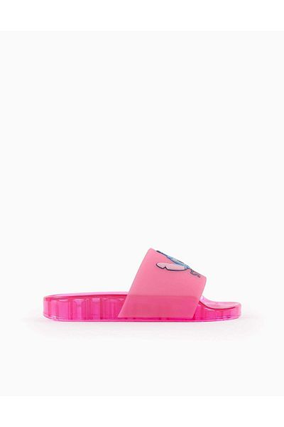 Ziddy Rubber Flip-Flops for Girls 'Stitch', Pink