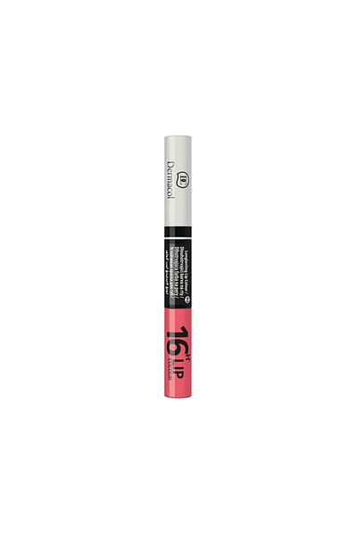 Dermacol Dermacol Long-Lasting Dual Action Liquid Lipstick 02 Pink and Transparent