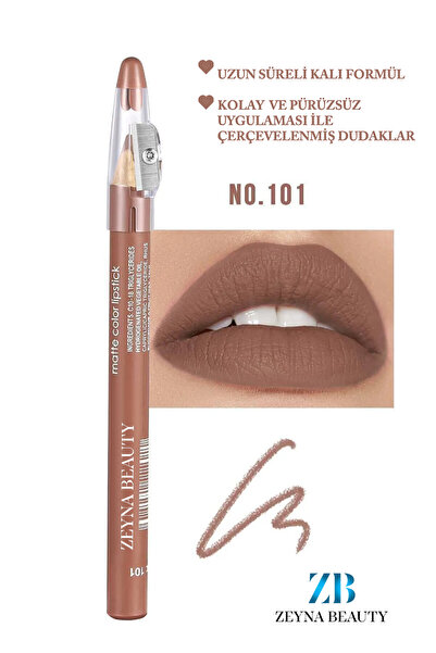 ZEYNABEAUTY Jumbo Dudak Kalemi Suya Dayanıklı -Matte Jumbo Lipliner Waterproof