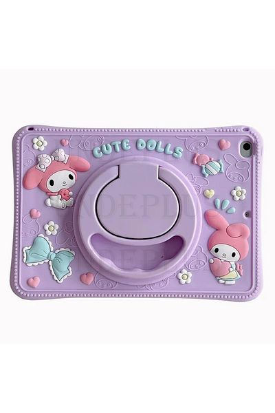 UnDePlus Xiaomi Redmi Pad Se 8.7 Inch Compatible Case Cute Dolls Children's Case with Stand Fun 3D Characters