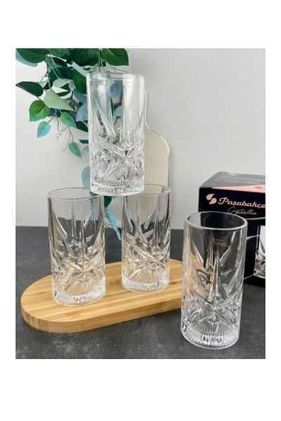 Paşabahçe 68475 Cielo Glass Soft Drink Glass 350Cc Set of 4