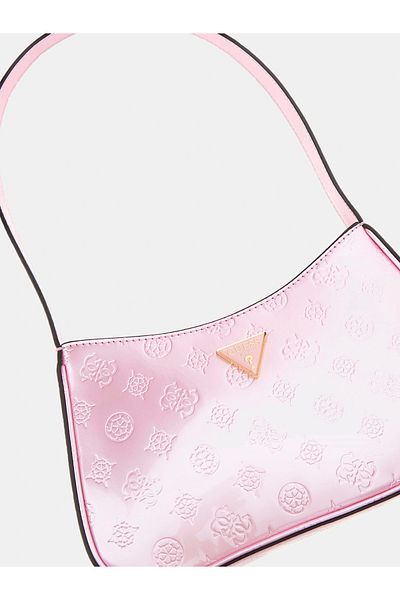 Guess Dámská růžová taška přes rameno Arnela na zip