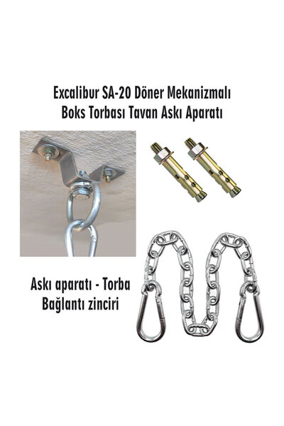 Excalibur Vintage Klasik Boks Kum Torbası 120 Cm X 35 Cm