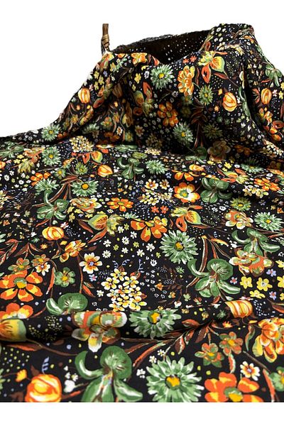 BURSA KUMAŞTAN En150 Colorful Cotton Viscose Fabric - Flowy Dress, Baggy Shirt, Skirt, Blouse and Shirt Holder