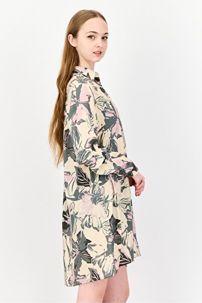 Juicy Couture Women Allover Print Mini Shirt Dress, Multicolor