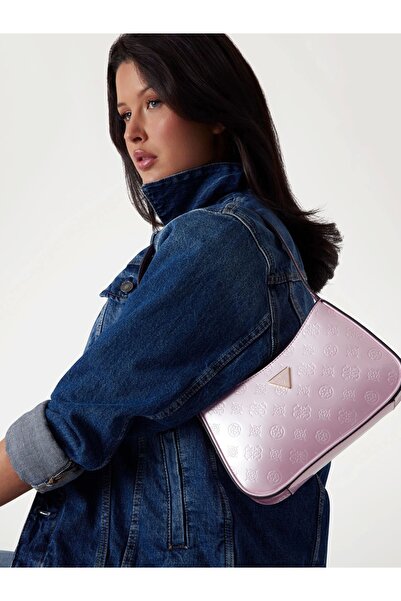 Guess Arnela Top Zip Shoulder Bag Women's Pink Shoulder Bag Hwtg9496170-Ocl