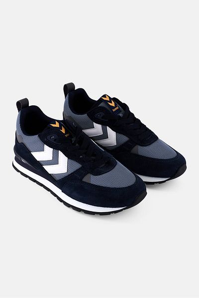 hummel Kids Boy Thor Lace Up Outdoor Shoes, Navy Blue