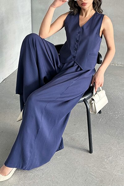 MD trend Women's Vest and Loose Trousers Double Set