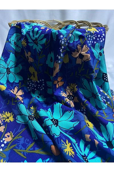 BURSA KUMAŞTAN Colorful Cotton Viscose Fabric Dressing, Shalwar, Skirting, Blouse and Shirt Dressing Tissue
