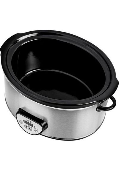 ECG Oala electrica Slow cooker ECG PH 6520, 320 W, 6,5 L, timer digital
