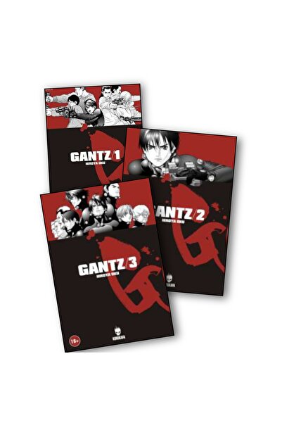 Kurukafa Yayınları Gantz 1-2-3. Ciltler Manga Seti 1