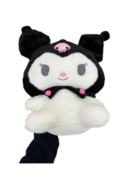 EyER Shoping Rucsac cu curea reglabilă Kuromi Plush Negru
