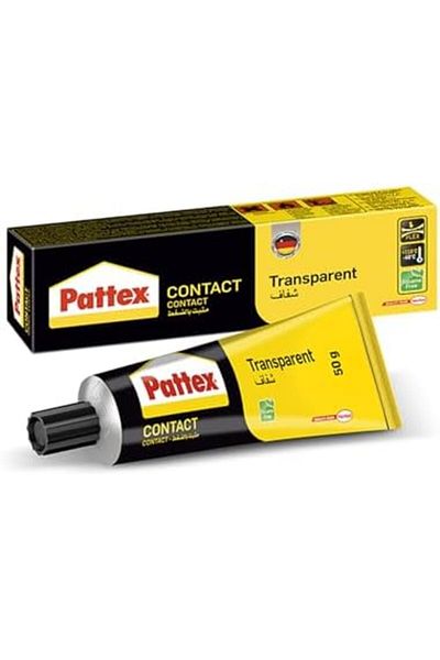 Pattex غراء لاصق شفاف 50 جرام للخشب والمعادن والجلد، رابط سائل قوي