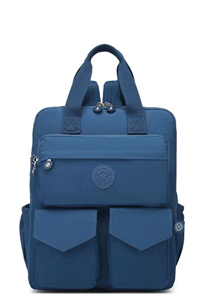 SMART BAGS SMARTBAGS BÜYÜK BOY KRİNKIL KUMAŞ KADIN SIRT ÇANTASI 2022-1175 LAC...