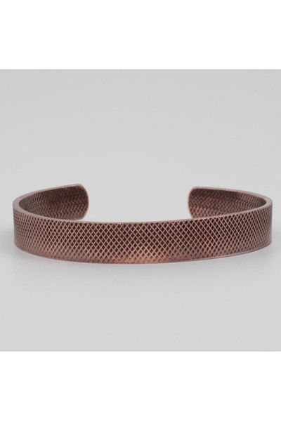 ANTEPSEPETİ Copper Square Motif Bracelet (6mm)