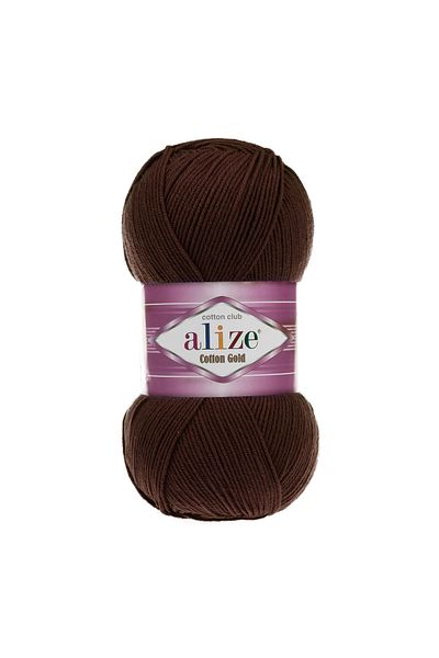 Alize (5 Pieces) Cotton Gold 26-Brown 5 Pieces 55% Cotton - 45% Acrylic / 100 Gr - 330 m