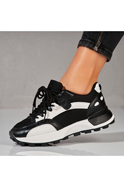 Joana Μαύρα αθλητικά παπούτσια Adidas από οικολογικό δέρμα Arale