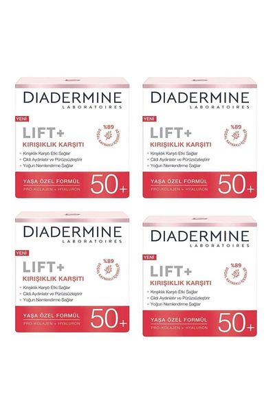 Diadermine Anti-Wrinkle Lift+ 50+ Age-Specific Formula 50ml X 4