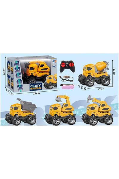 STEM Full Function Light RC Children Truck - For Ages 3+- 1PC Random Design