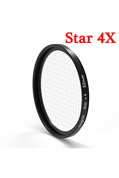 Choice عدسة ماكرو احترافية 58 مم Star 4X KnightX لكاميرا الهاتف مع فلتر CPL Star Variable ND لجميع الهواتف الذكية
