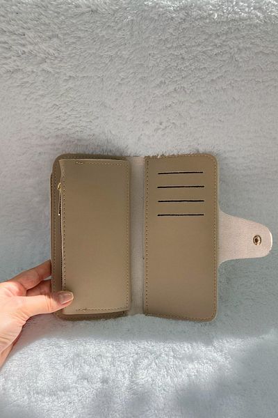 Mazel Design Leather Women's Wallet Wallet with Phone Compartment Cash Coin Compartment